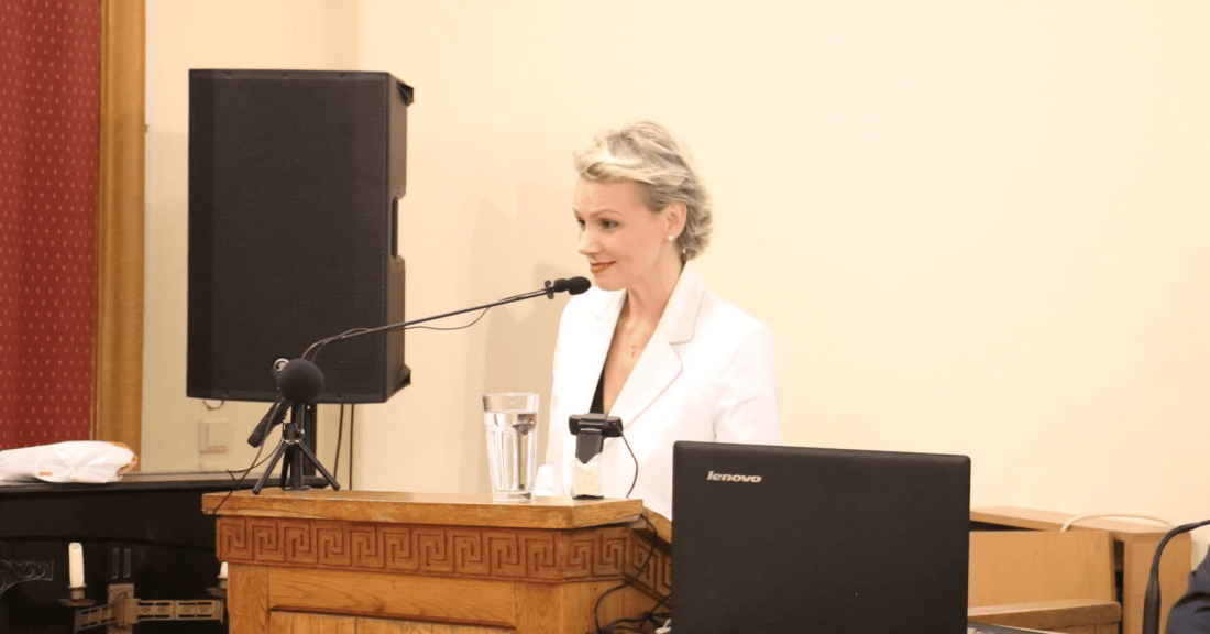 Ομιλία της Μαγγίνα Μαρίας, υποψήφιας Ευρωβουλευτού της ΝΙΚΗΣ, σε εκδήλωση στην Πάτρα
